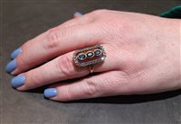 San Stino Di Livenza - Via Roma, 7 - Ring Guerretta Gioielli Woman ANELLO STILE ANTICO in Yellow Gold Zaffiro GUERR155 - GUERR155